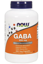 Now food - GABA 500mg + Vitamin B6 - Nutri.se